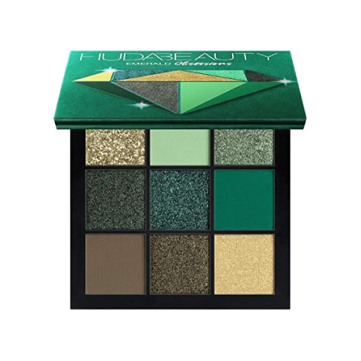 Huda beauty emerald obsessions eyeshadow palette