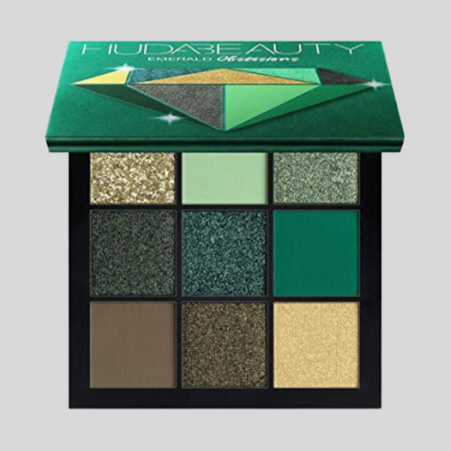 Huda beauty emerald obsessions eyeshadow palette